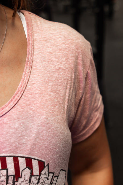 LIFESYTLE TEE -MAUVE