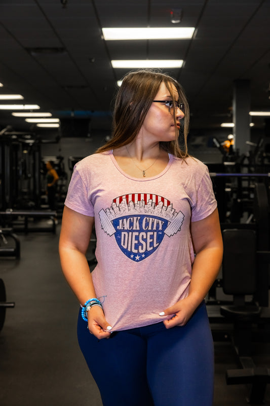 LIFESYTLE TEE -MAUVE