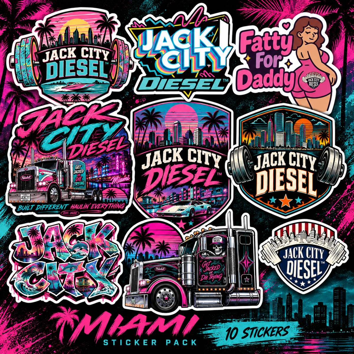 Miami Sticker Pack